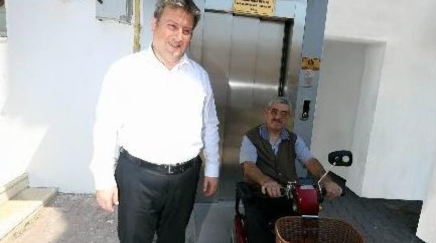 Talas’ta Camilere Asansör Uygulaması