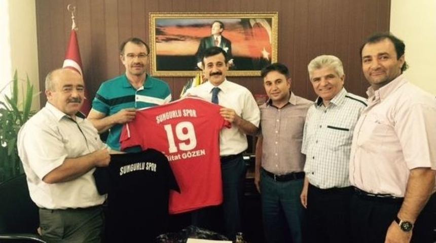Sungurluspor’dan Kaymakam Gözen’e Ziyaret