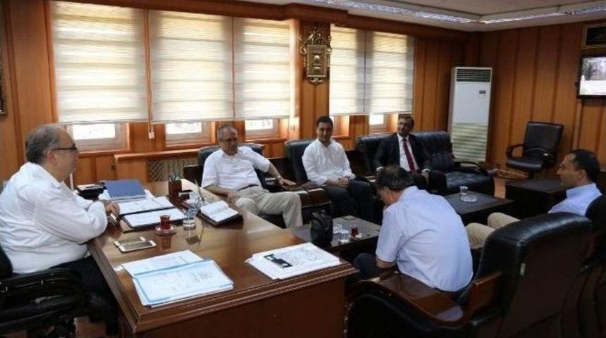 Gaziantep Heyetinden, Başkan Kutlu&rsquo;ya Ziyaret