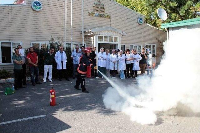 Tıp Merkezi’nde Yangın Alarmı