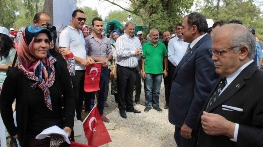 G&uuml;zler Sulama Birliği Alanı Temel Atma Ve Toplu A&ccedil;ılış T&ouml;reni Ger&ccedil;ekleşti