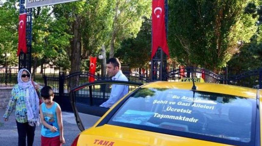 Bu Taksiler Şehit Aileleri Ve Gazileri Bedava Taşıyor