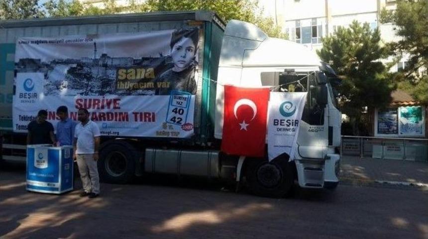 Beşir Derneğinden Suriyelilere Yardım Eli