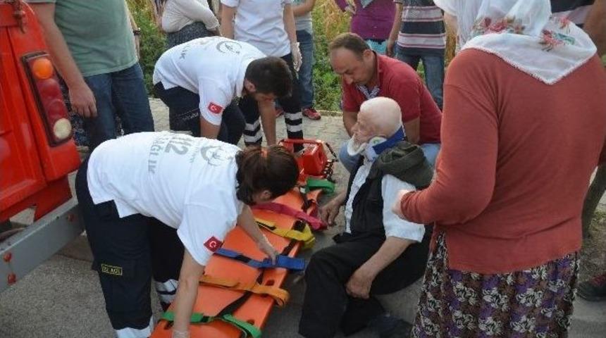 Otomobilin &Ccedil;arptığı Yaya Yaralandı