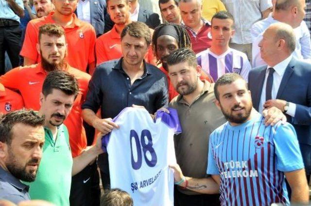 Trabzonspor'dan Hopa'ya Moral Ziyareti