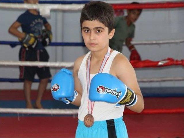 Silopili 12 Yaşındaki Hamza, Boksta Türkiye 3 üncüsü Oldu 2