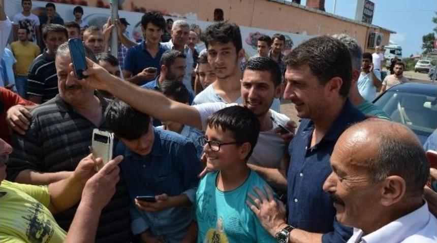 Trabzonspor Kafilesi Sel B&ouml;lgesinde