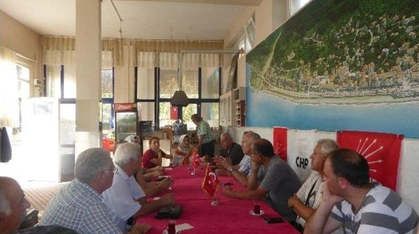 Chp İl Başkanı Bıyıklı &Ccedil;atalzeytin&rsquo;de Partililerle Buluştu