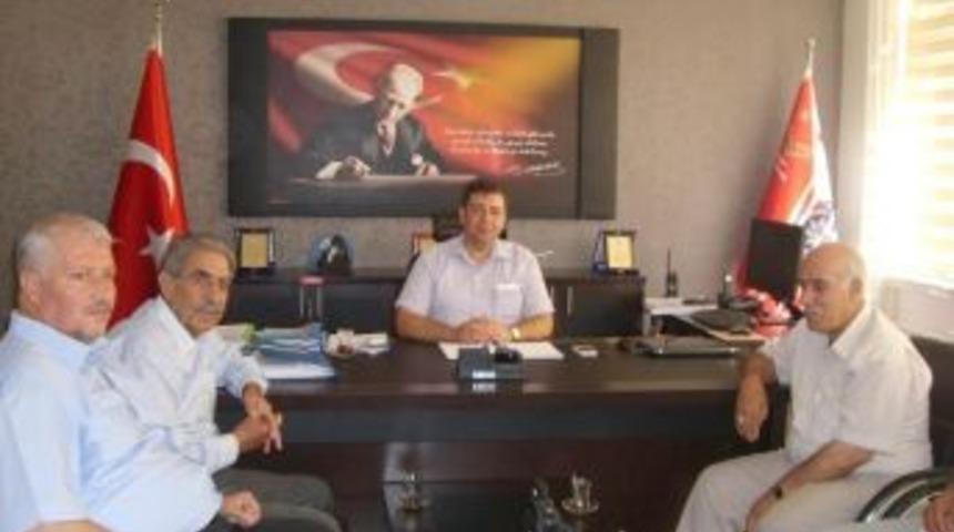 Muhtarlardan İl&ccedil;e Emniyet M&uuml;d&uuml;r&uuml;ne Ziyaret