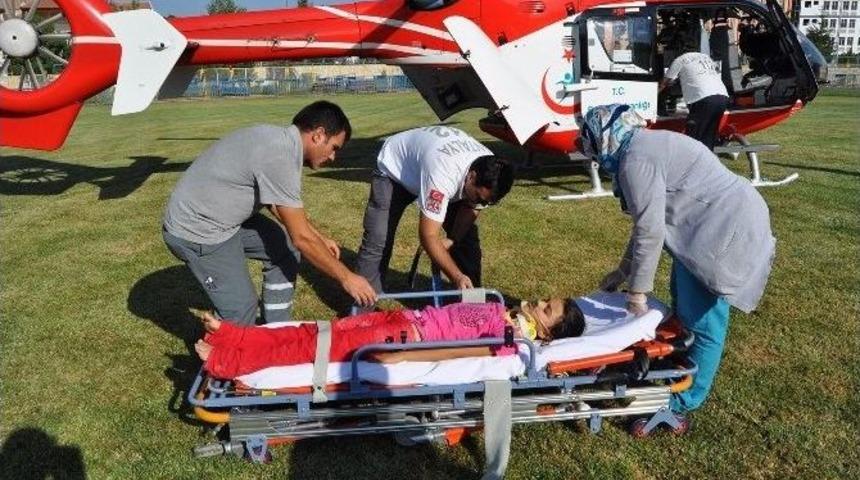 Hava Ambulansı Dokuz Yaşındaki Halime İ&ccedil;in Havalandı
