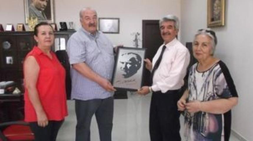 Eskişehir K&uuml;lt&uuml;r Sanat Derneği&rsquo;nden İş Adamı &Ccedil;atak&rsquo;a Ziyaret