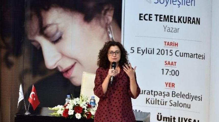 Muratpaşa&rsquo;da Ece Temelkuran S&ouml;yleşisi