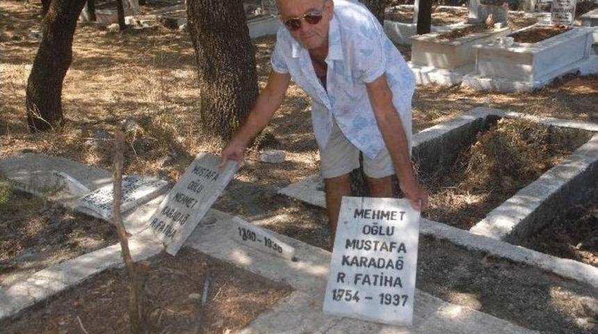 Fethiyede Mezar Taşlarının Kırıldığı İddiası
