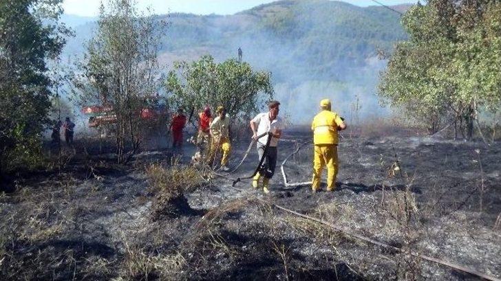Ulus’ta 2 Noktada Orman Yangını Çıktı G2