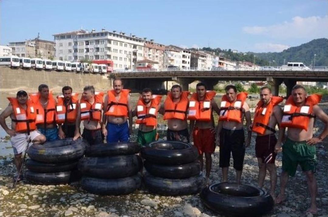 Solaklı Deresi Şambrel Raftingle Coştu