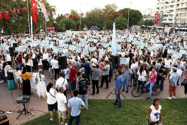 Bin Kişilik “barış Bloku” Barış İçin Yürüdü