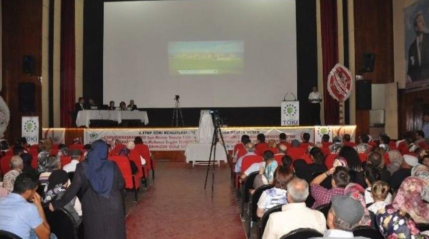 Zile&rsquo;de 2.etap Toki Kura &Ccedil;ekimi Yapıldı