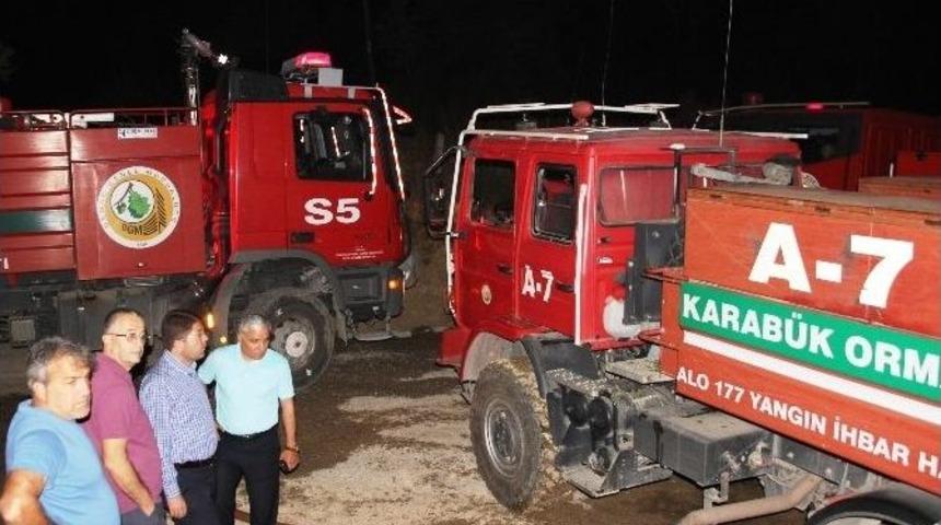 Milletvekili Tun&ccedil; Orman Yangını &Ccedil;alışmalarını Yerinde Takip Etti