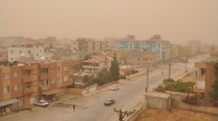 Reyhanlı&rsquo;da Toz Taşınımı