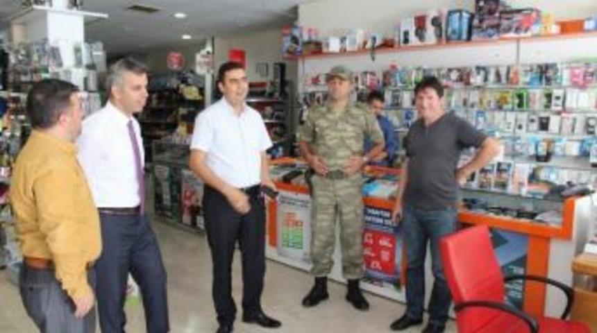 Gemerek İl&ccedil;e Protokol&uuml; Esnaf Ziyaretinde Bulundu