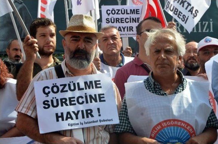 Beyoğlu’nda Eğitim-iş Terör Olaylarını Protesto Etti G2