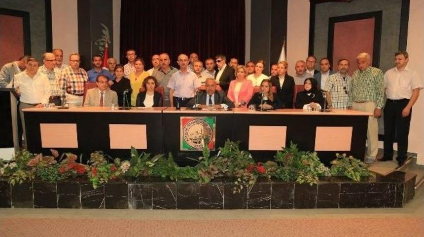 Melikgazi Belediyesi Meclis &Uuml;yeleri Ortak Bildiri İle Ter&ouml;r&uuml; Lanetledi