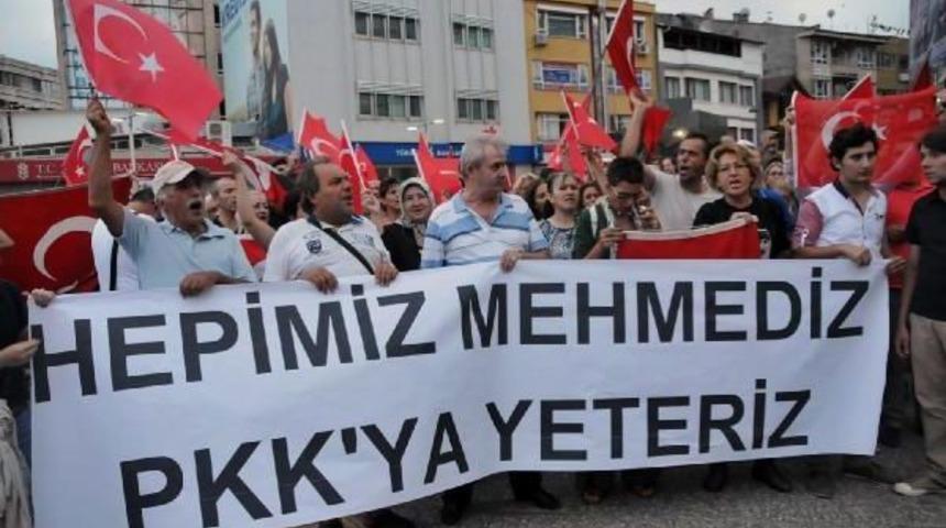 Yalova&rsquo;Da D&uuml;zenlenen Y&uuml;r&uuml;y&uuml;şle Dağlıca&rsquo;Daki Ter&ouml;r Saldırısı Protesto Edildi
