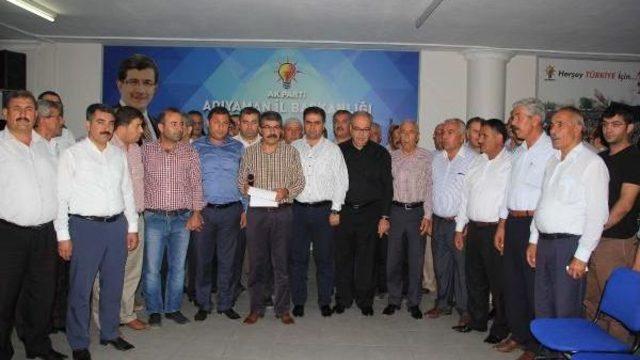 Adıyaman'da Ak Parti'den Dağlıca Protestosu