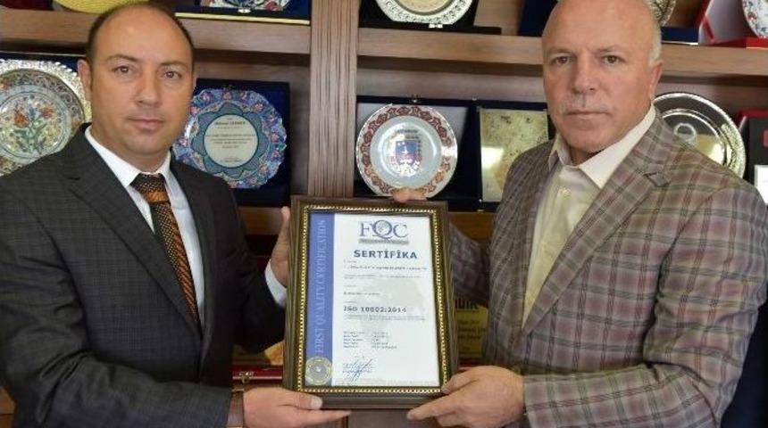 B&uuml;y&uuml;kşehir&rsquo;in Kaliteli Hizmetleri Belgelendirildi