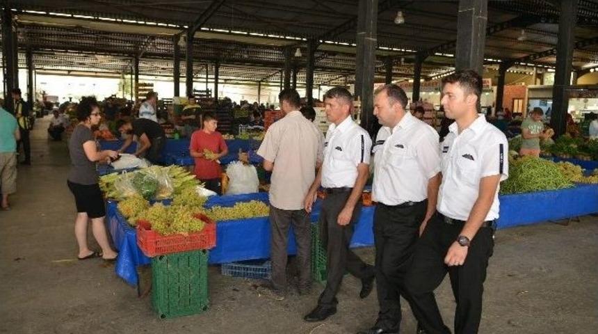 Pamukkale&rsquo;de Pazarlarda &Ouml;zel G&uuml;venlikler İş Başında