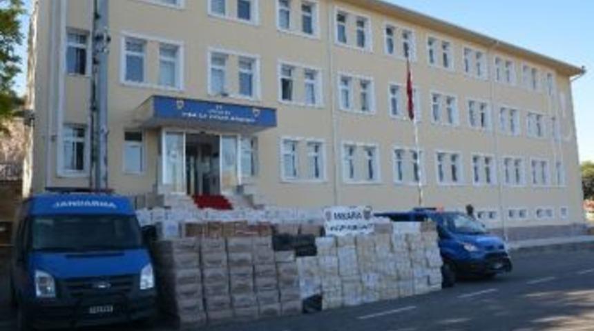 Ankara İl Jandarma&rsquo;dan Sigara Ka&ccedil;ak&ccedil;ılarına B&uuml;y&uuml;k Darbe
