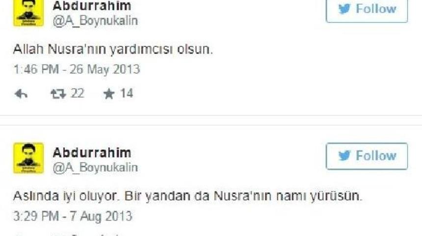Tweets From Akp Mp Who Took Part In H&uuml;rriyet Protest Show He Had Supported Al-Nusra