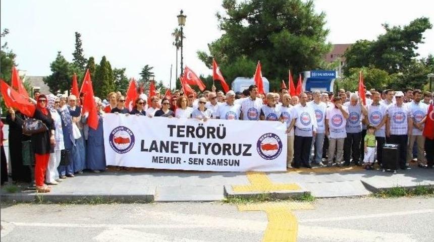 Memur Sen&rsquo;den Ter&ouml;re Tepki Eylemi