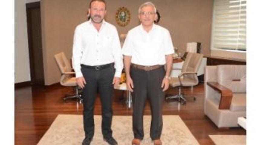 M&uuml;ft&uuml;&rsquo;den Başkan Doğan&rsquo;a Veda Ziyareti