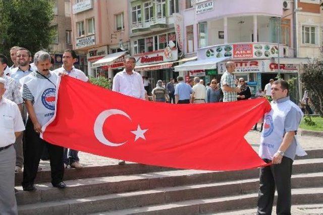 Amasya'da Terör Protestosu