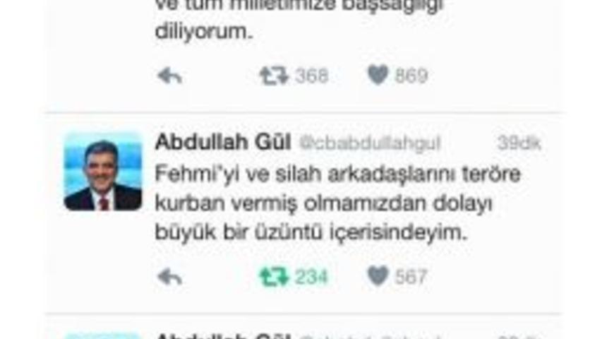 Abdullah G&uuml;l, Koruma Polisi İ&ccedil;in Taziye Mesajı Yayınladı