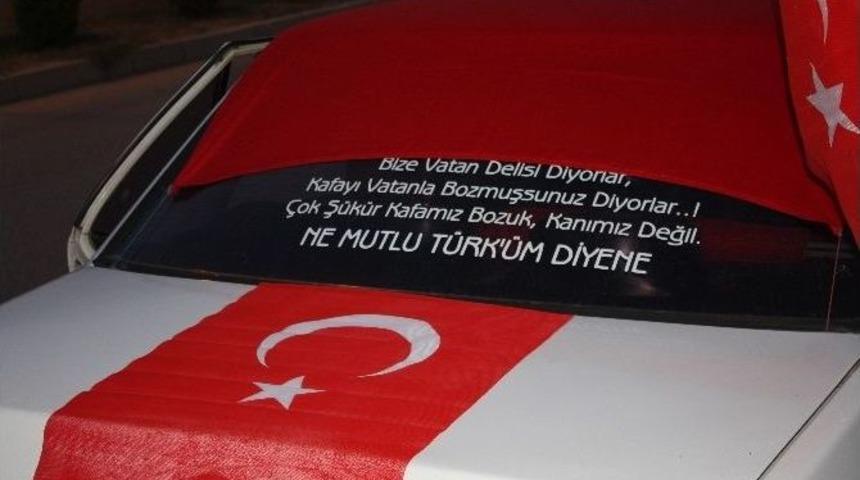 Kastamonu&rsquo;da &lsquo;şehitlere Saygı&rsquo; Konvoyu D&uuml;zenlendi