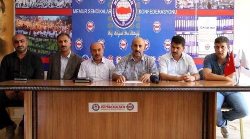 Ağrı Memur-sen&rsquo;den Ter&ouml;re Tepki