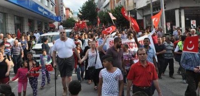 Keşan&rsquo;Da 5 Bin Kişi Şehitler I&ccedil;in Y&uuml;r&uuml;d&uuml; 2