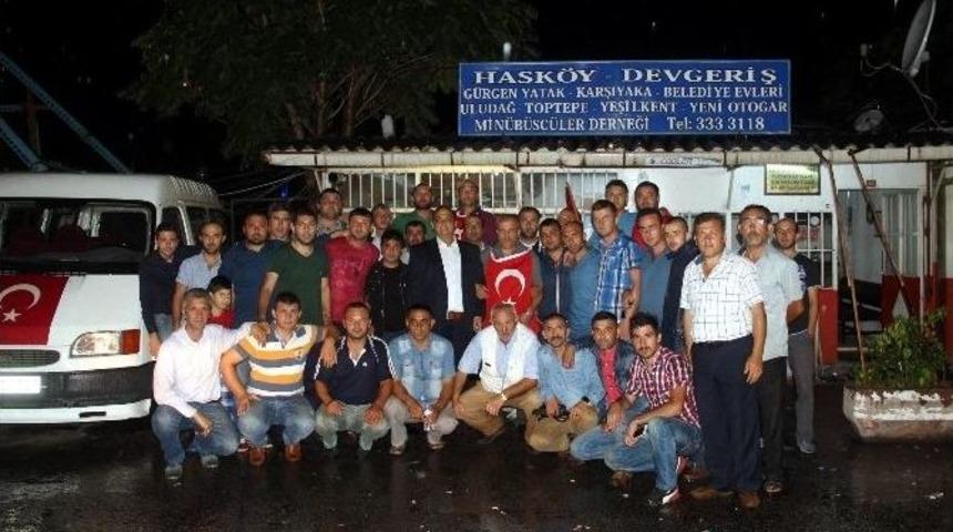 Minib&uuml;s&ccedil;&uuml;ler&rsquo;den Ter&ouml;re Tepki