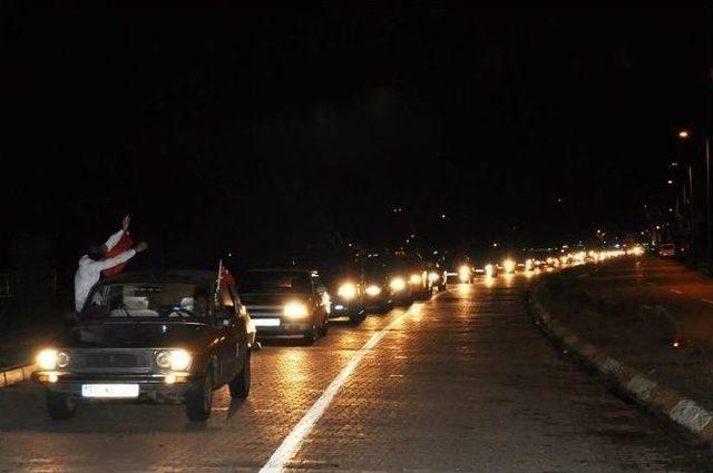 İnebolu’da Konvoy İle Teröre Tepki Gösterildi