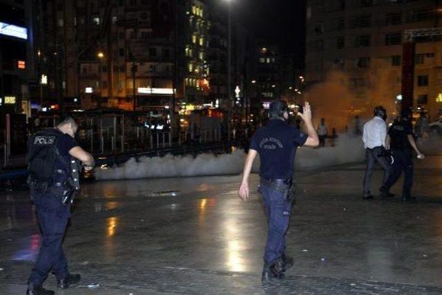 Hdp Binasına Yürümek Isteyen Gruba Polis Müdahale Etti (4)