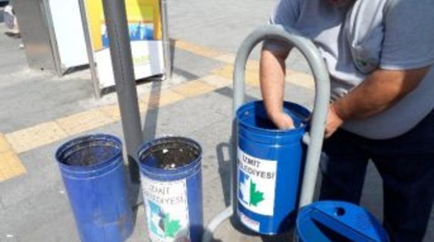 İzmit&rsquo;te &Ccedil;&ouml;p Sepetleri Sık Sık Değiştiriliyor