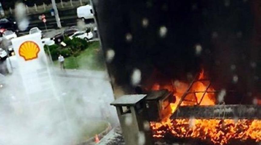 Maslak'ta Film Şirketinde Korkutan Yangın