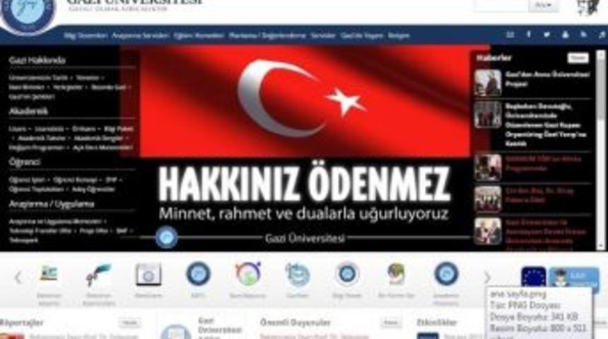 Gazi &Uuml;niversitesi &rsquo;nden Ter&ouml;r Olaylarına B&uuml;y&uuml;k Tepki