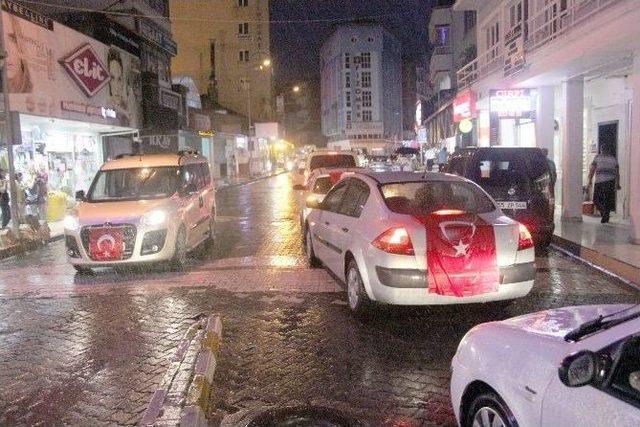 Çarşamba’da Teröre Tepki Konvoyu