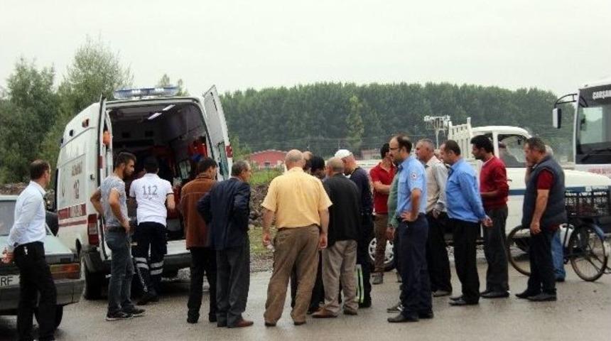 &Ccedil;arşamba&rsquo;da Trafik Kazası: 1 Yaralı