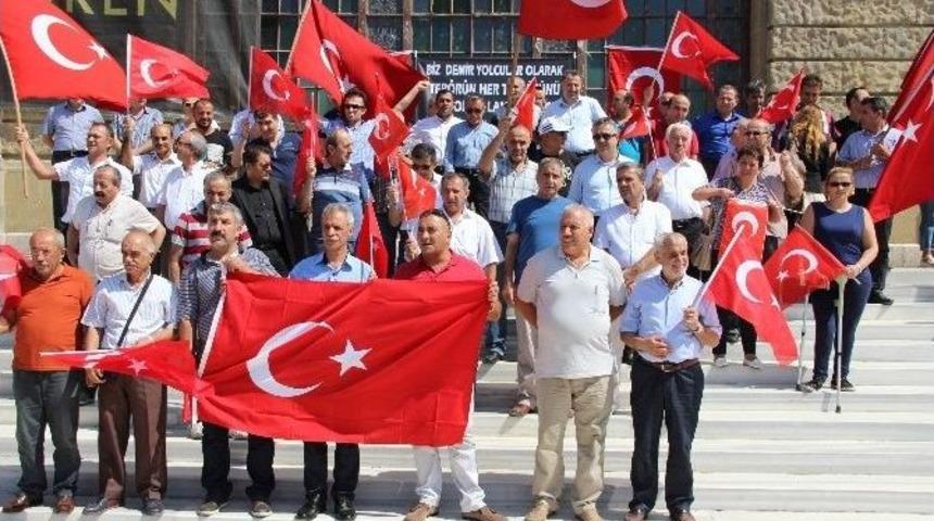 Haydarpaşa Garı&rsquo;nda Ter&ouml;r Protestosu