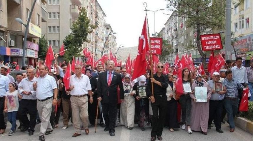 &Ccedil;ankırı&rsquo;da Binlerce Kişi Ter&ouml;r&uuml; Lanetledi