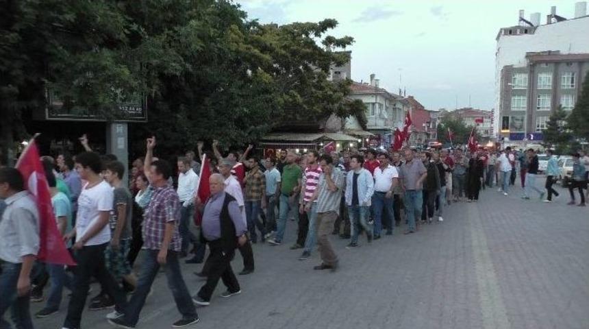 Beyşehir&rsquo;de Ter&ouml;r Olayları Y&uuml;r&uuml;y&uuml;şlerle Lanetlendi